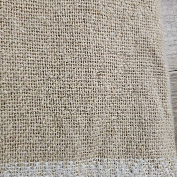 French Connection Wool Tan Eyelash Colorblock Two-Toned Lined Midi Skirt 10 - Picture 6 of 9